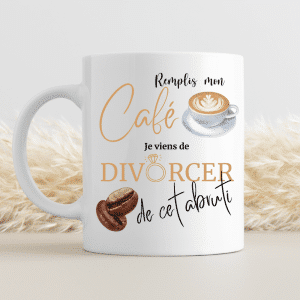 Mug femme – "Remplis mon café,..."