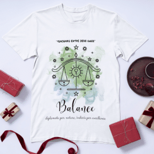 T-shirt astrologique - signe Balance