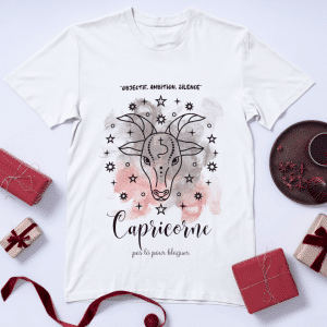 T-shirt astrologique - signe Capricorne