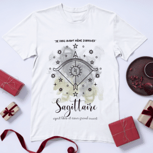T-shirt astrologique - signe Sagittaire