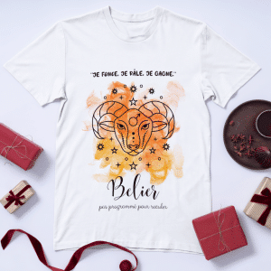 T-shirt astrologique - signe Bélier