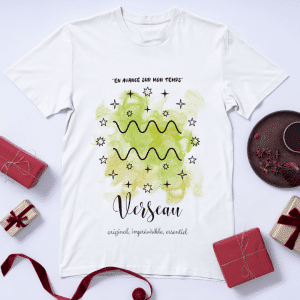 T-shirt astrologique - signe Verseau