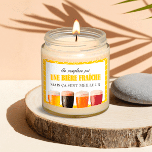 Bougie - une bière fraiche