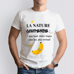T-shirt homme - la nature compense