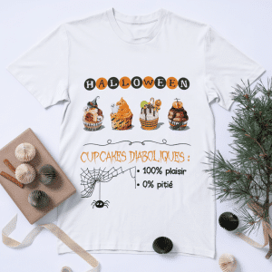 T-shirt Halloween🎃- Cupcakes diaboliques