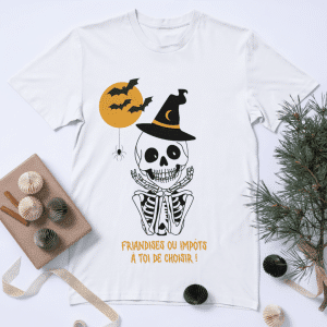 T-shirt Halloween🎃- friandises ou impôts