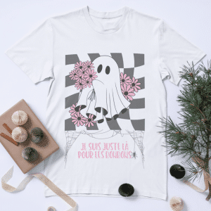 T-shirt Halloween🎃– "Je suis juste là pour les bonbons"