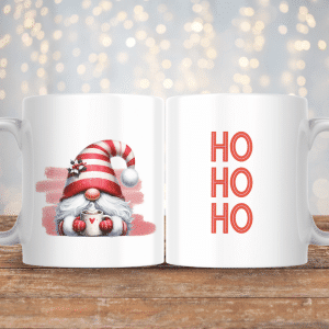 Mug - gnome de noël "ho ho ho"